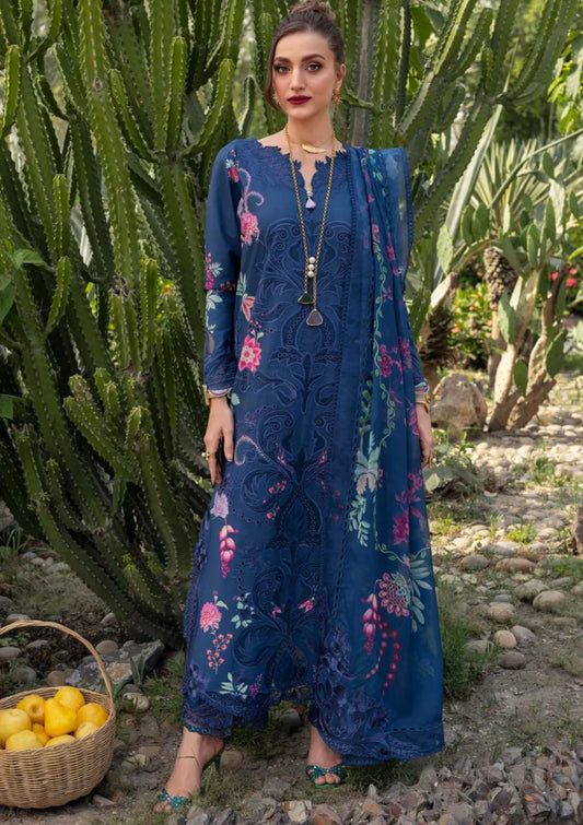 Saira Shakira by Bloom Unstitched Suite Lawn 26 (ZELIE 4-A)