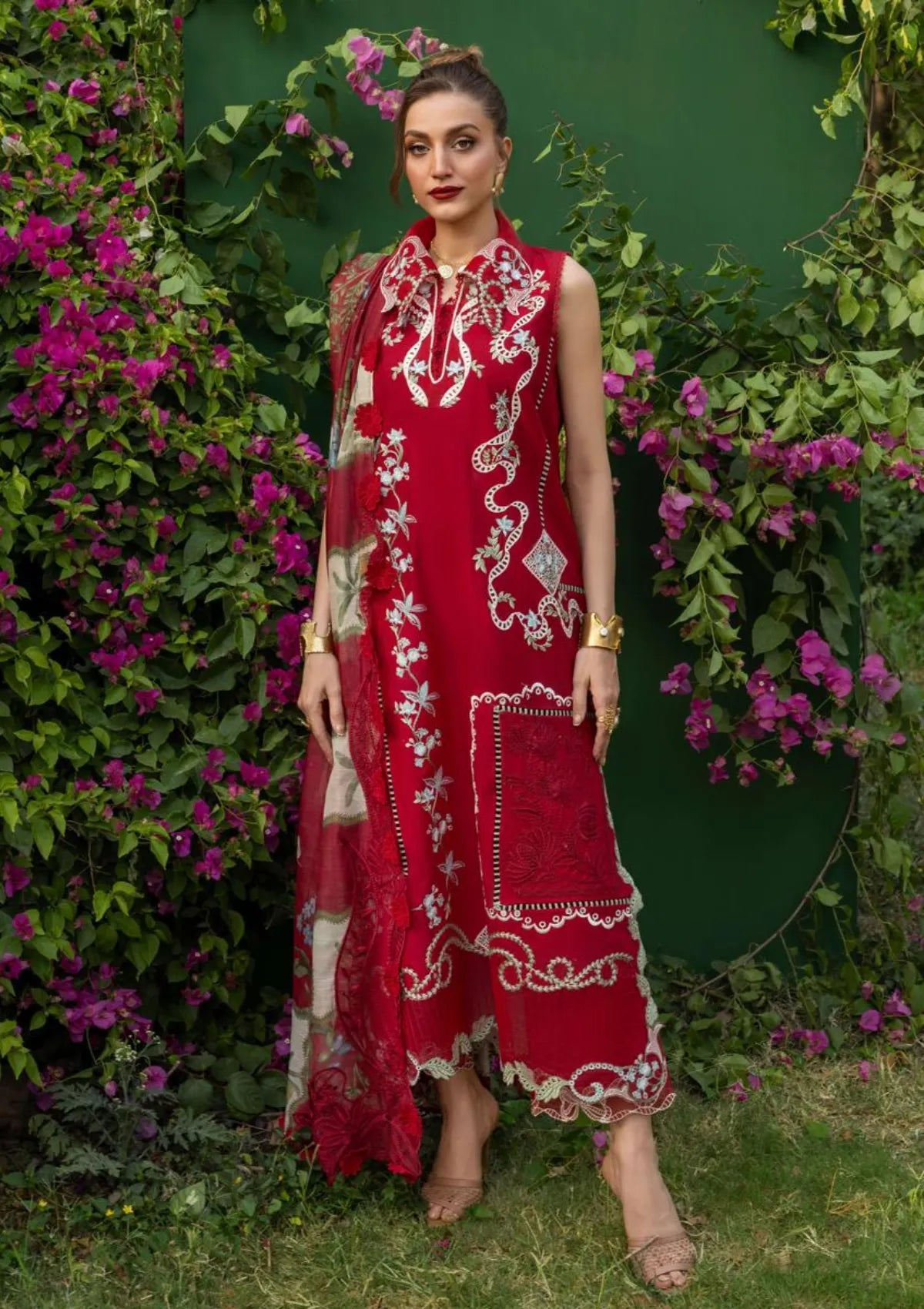 Saira Shakira by Bloom Unstitched Suite Lawn 26 (ELISE 5-B)