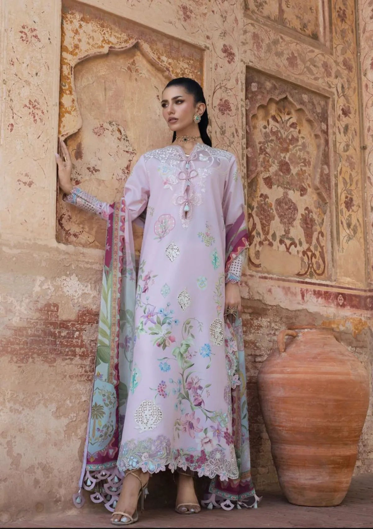Saira Shakira by Bloom Unstitched Suite Lawn 26 (MAELLE 6-A)