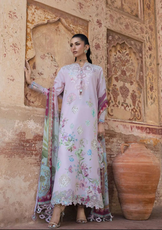 Saira Shakira by Bloom Unstitched Suite Lawn 26 (MAELLE 6-A)