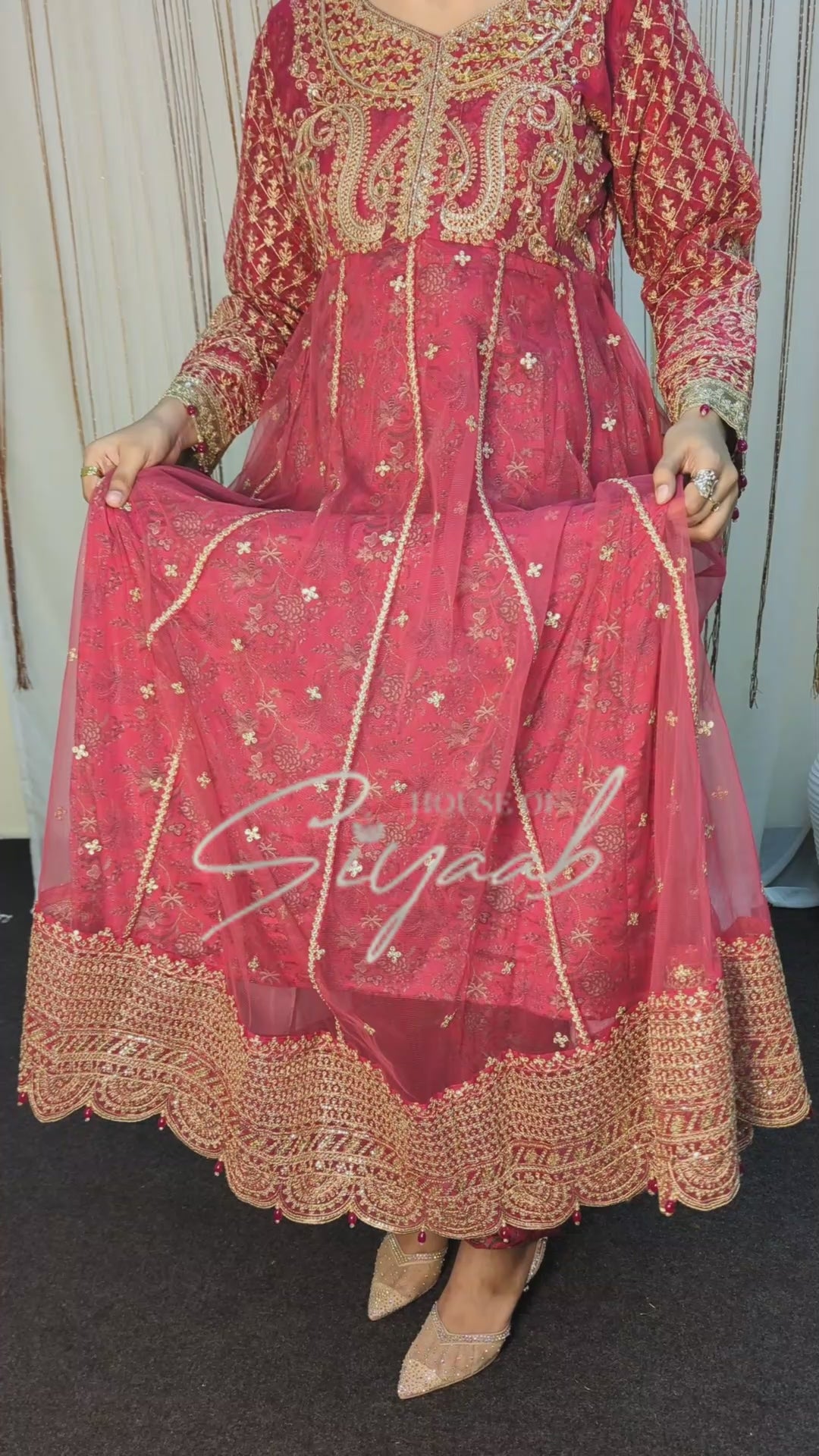 Sajni D-1 Red Festive Ready To Wear