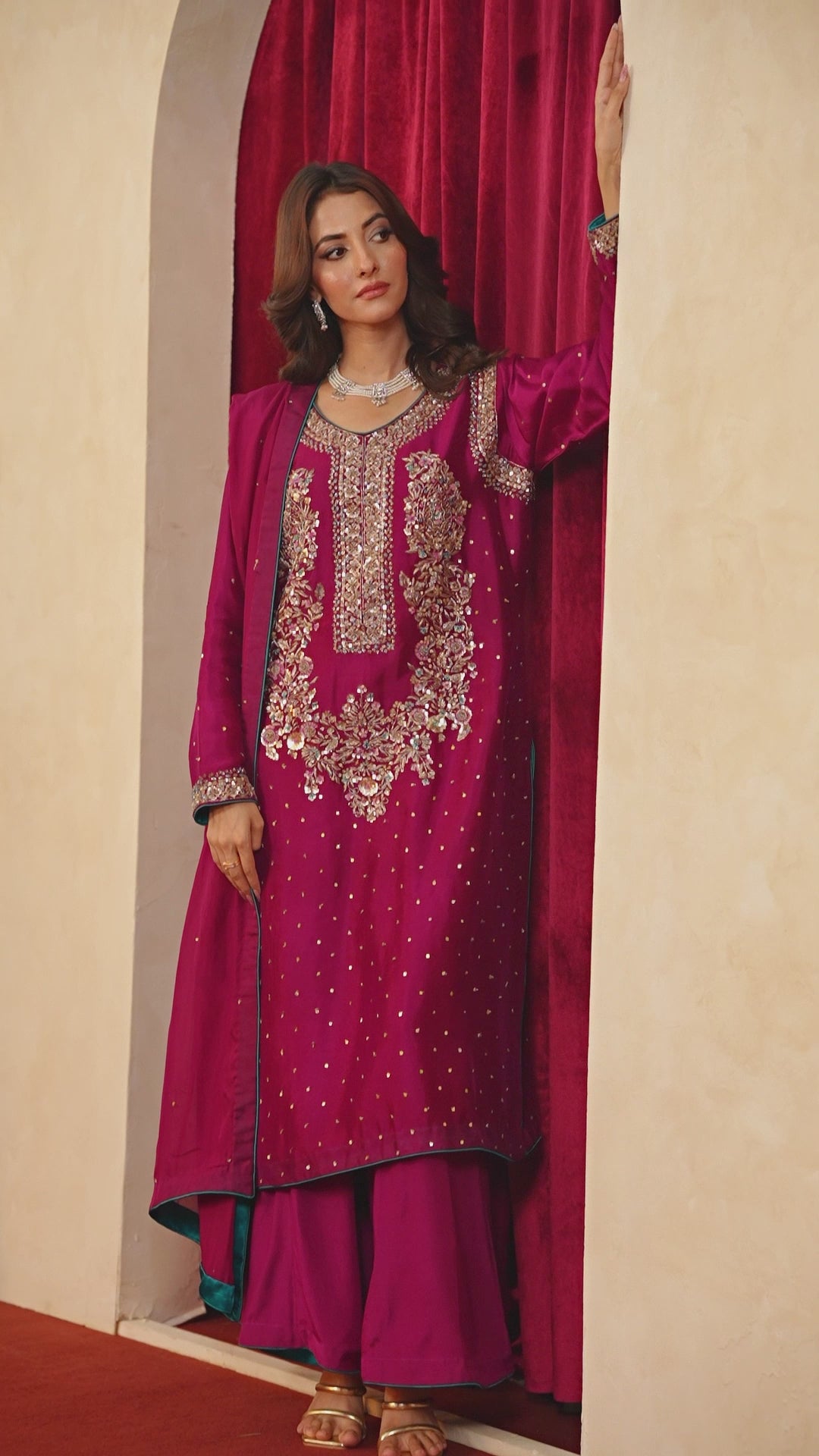 Amna Khurram D-03 Handmade Silk Collection 25