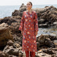 Aabyan Coat Set Signature Prints Ready To Wear Cotton 2 Piece Suit SORIN (AX-05)