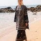 Aabyan Coat Set Signature Prints Ready To Wear Cotton 2 Piece Suit ARVEN (AX-06)