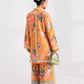 Aabyan Coat Set Signature Prints Ready To Wear Cotton 2 Piece Suit VIREL (AX-04)