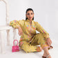 Aabyan Coat Set Signature Prints Ready To Wear Cotton 2 Piece Suit ELARA (AX-02)