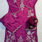 Amna Khurram SAIMA B AS SEP 03 Pink Ready to wear Silk