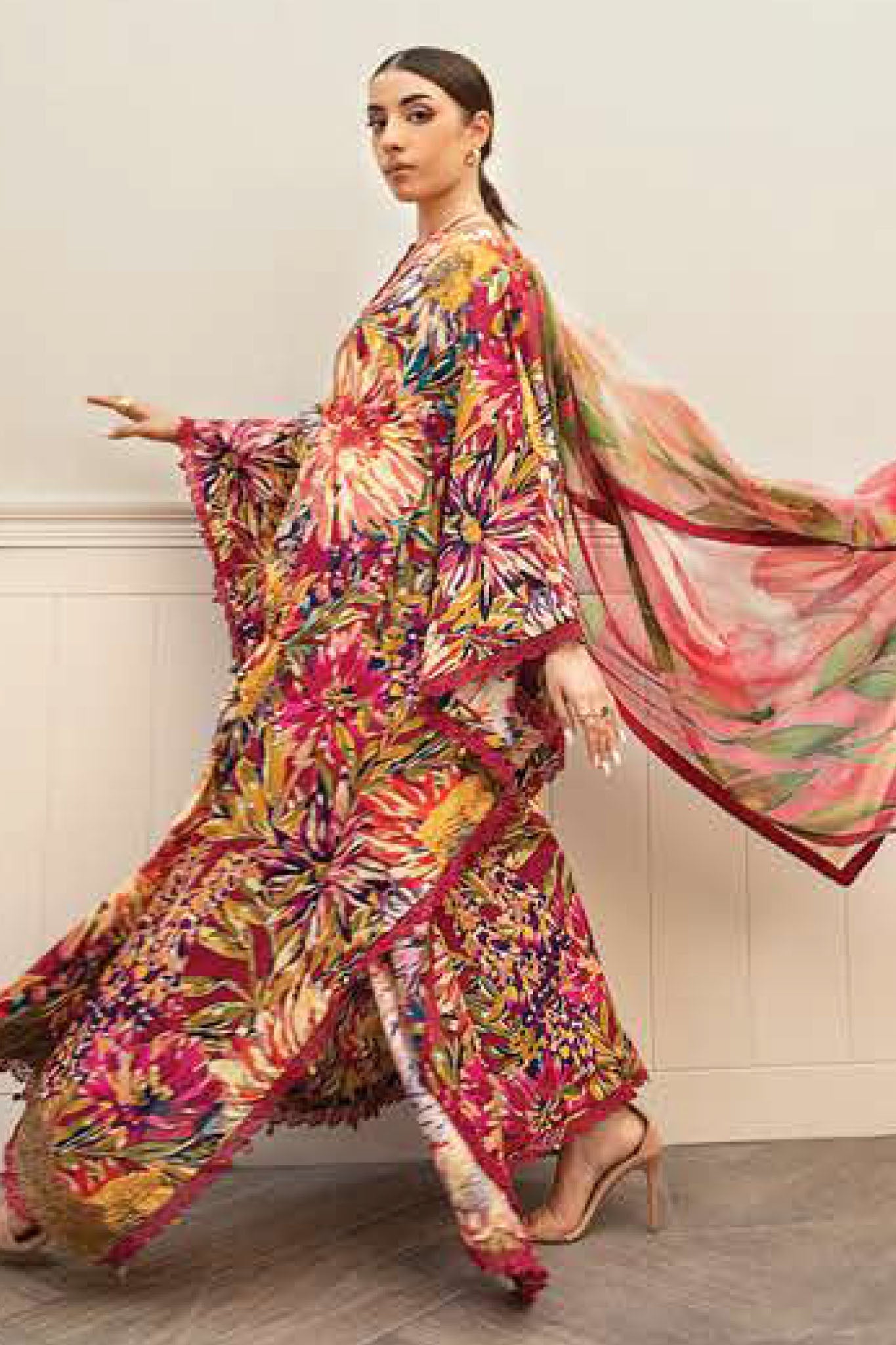 M.Basic by Maria B Unstitched 3 Piece Eid II Lawn Collection'2025-MB-903-B