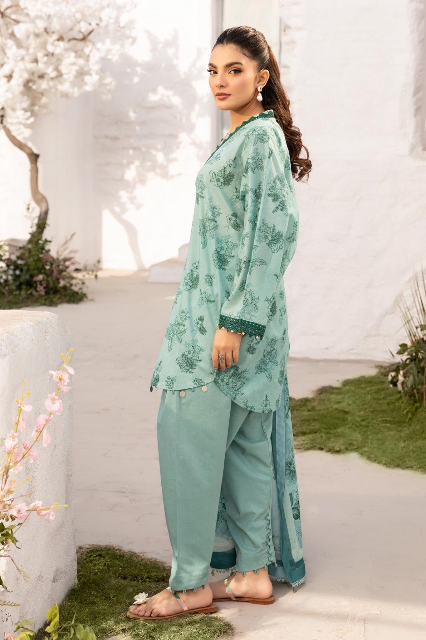 M.Basics By Maria B 08-B Lawn Vol-01 Collection