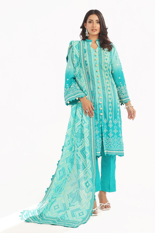 Gulahmed CL-42328 A 3 Piece Unstitched Printed Lawn Suit