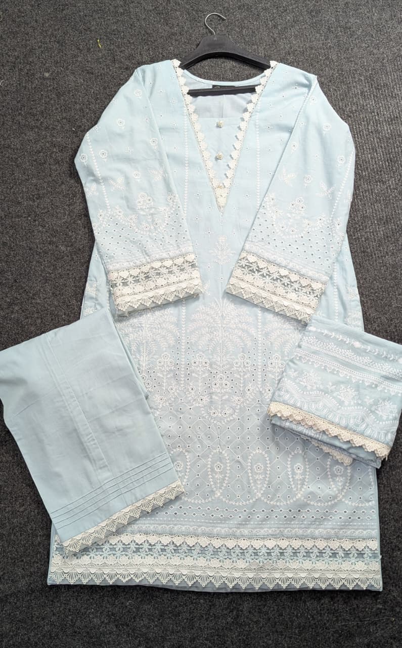 Zellbury WUC25E30079 Chikankari Ready to wear