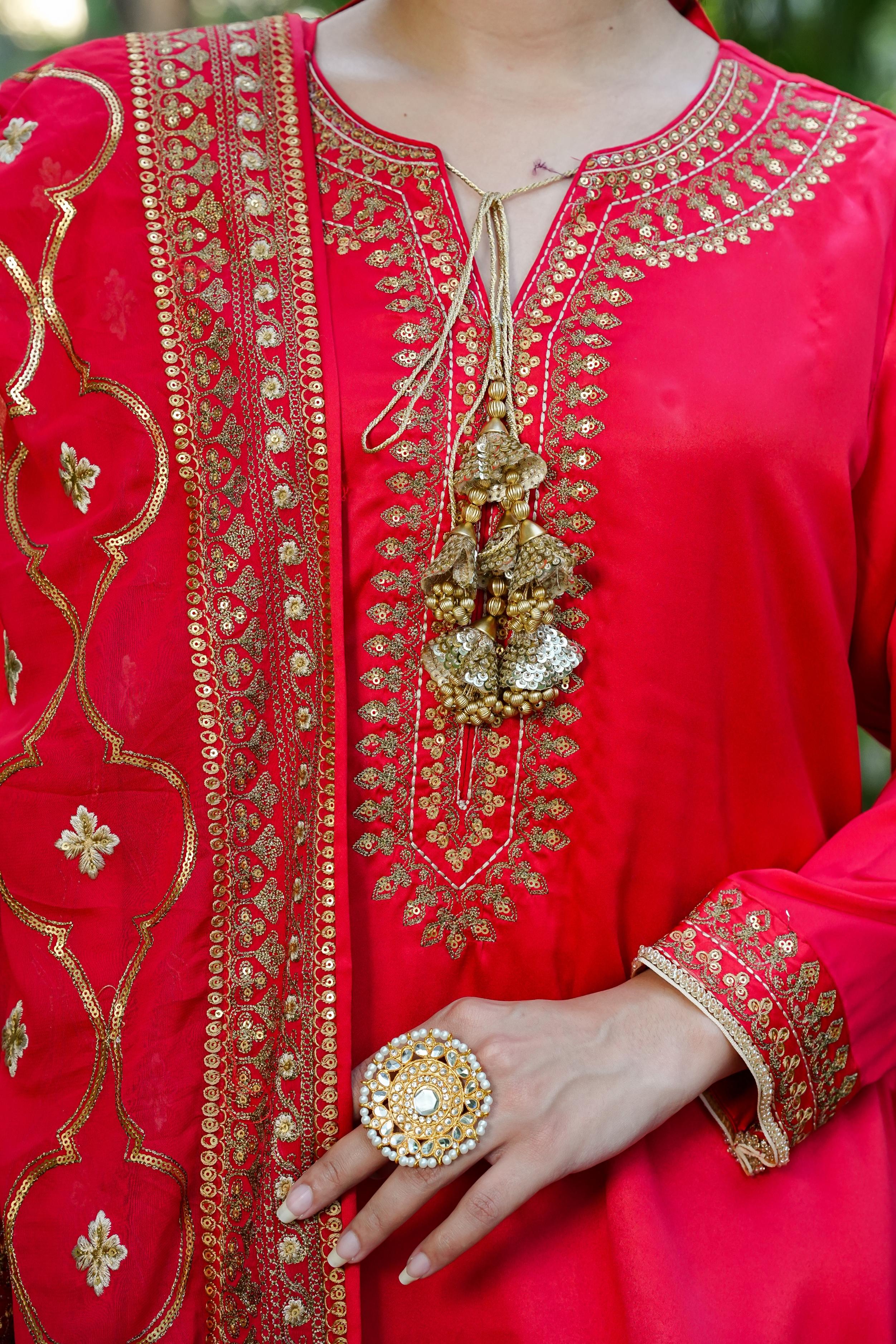 Amna Khurram D-03 Ready to wear Silk Collection