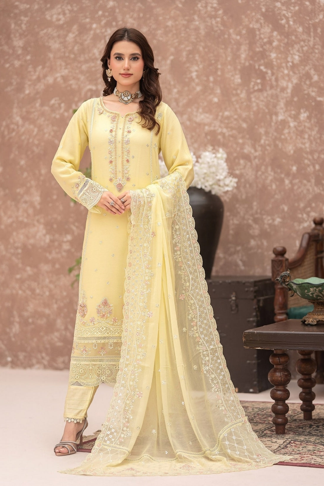 Selin D-3 Stitched Formal Chiffon Collection 25
