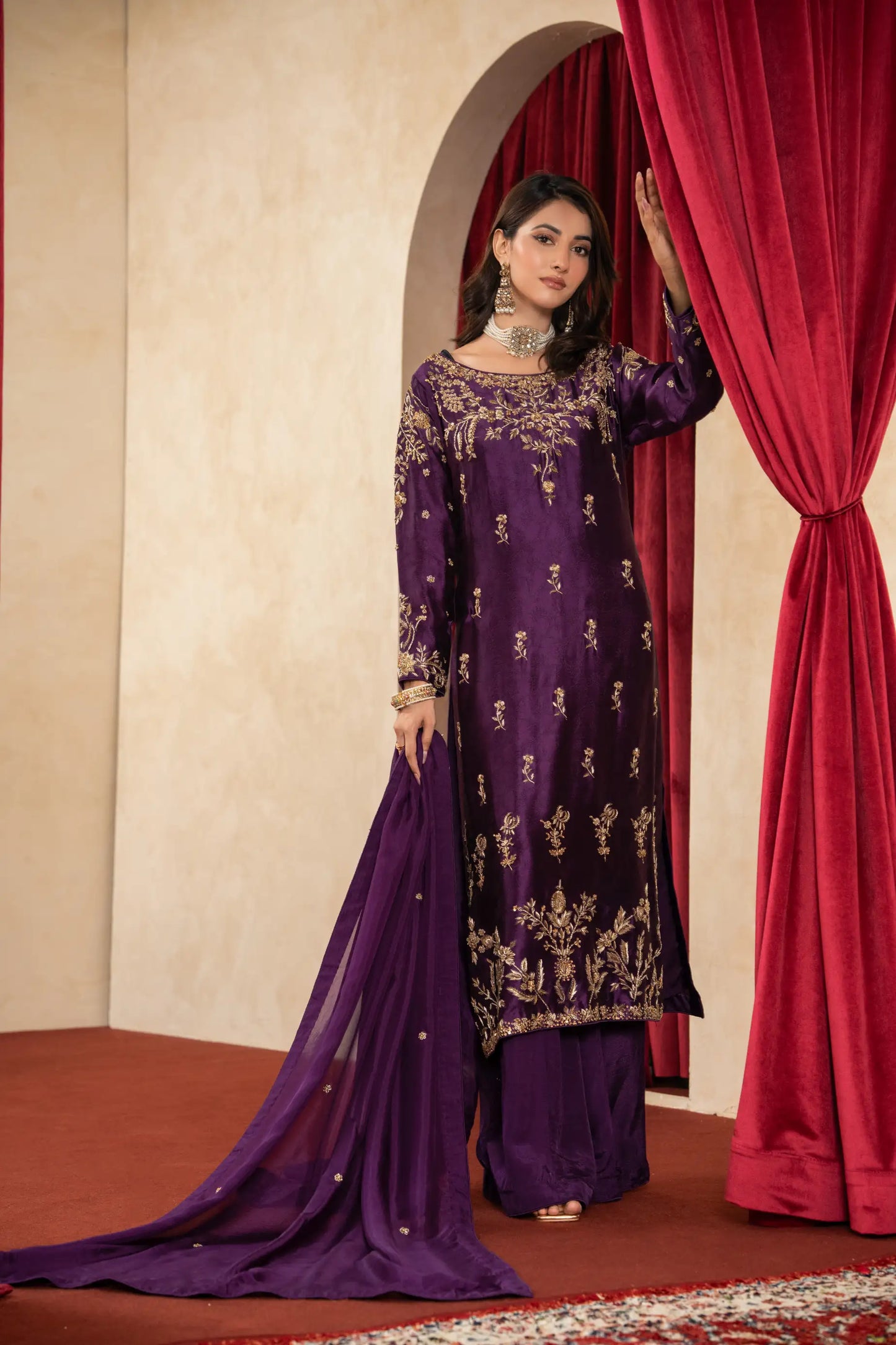 Amna Khurram D-10 Handmade Silk Collection 25