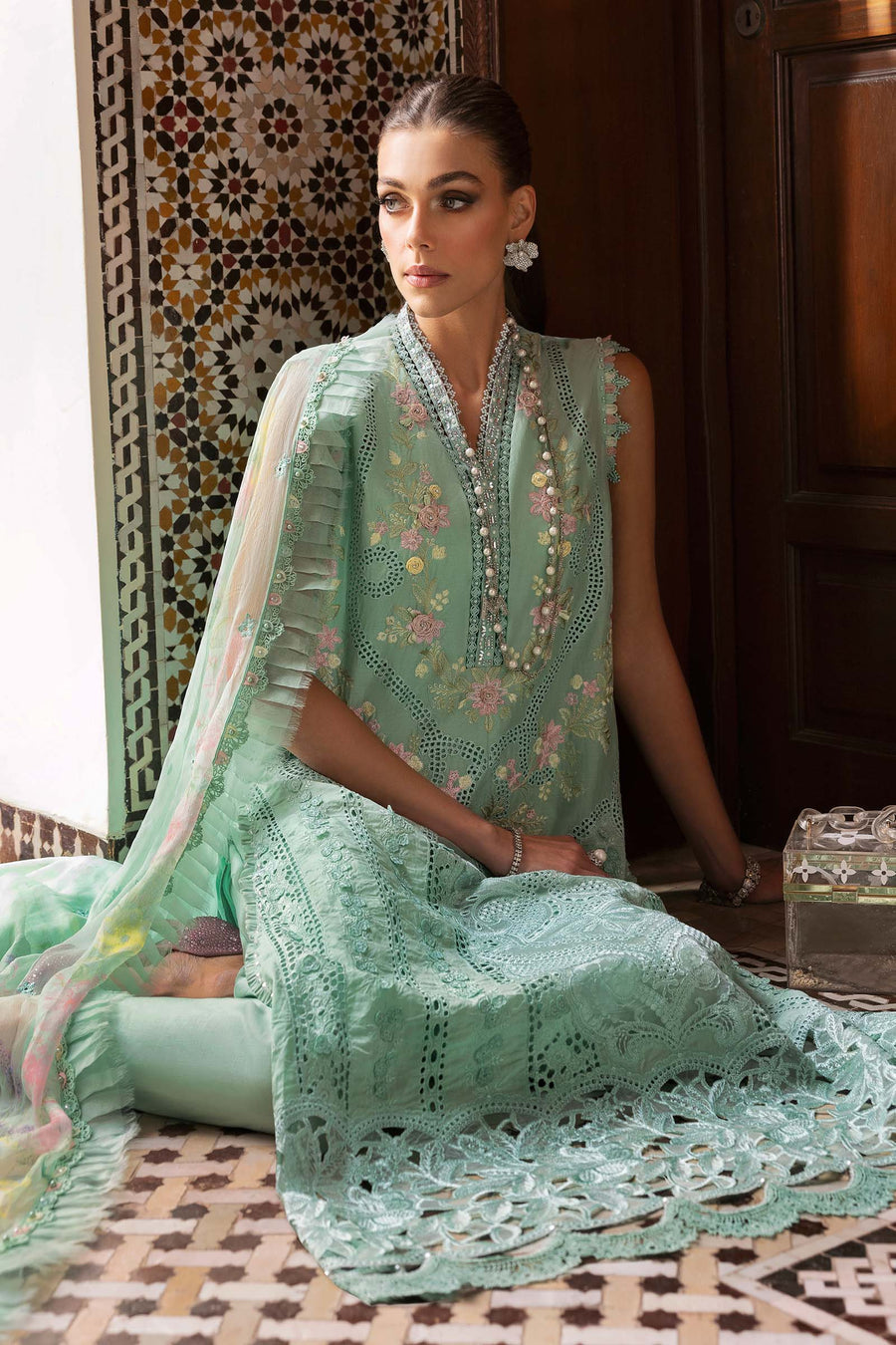 Maria B D-14A Voyage A Luxe Luxury Lawn 25