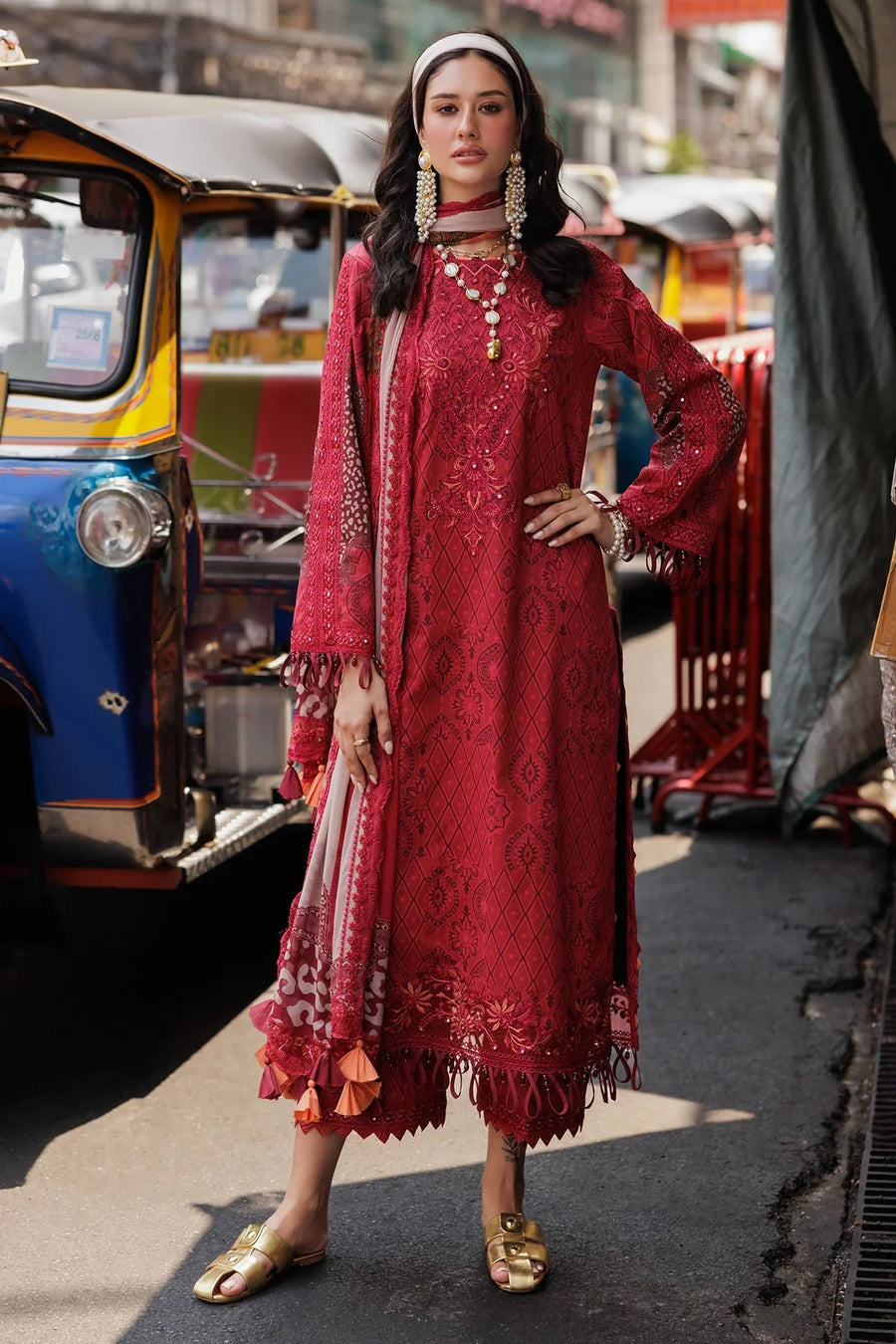 Charizma CRB5-13 Rang e Bahar Vol 2 3-PC Unstitched Embroidered Lawn Collection