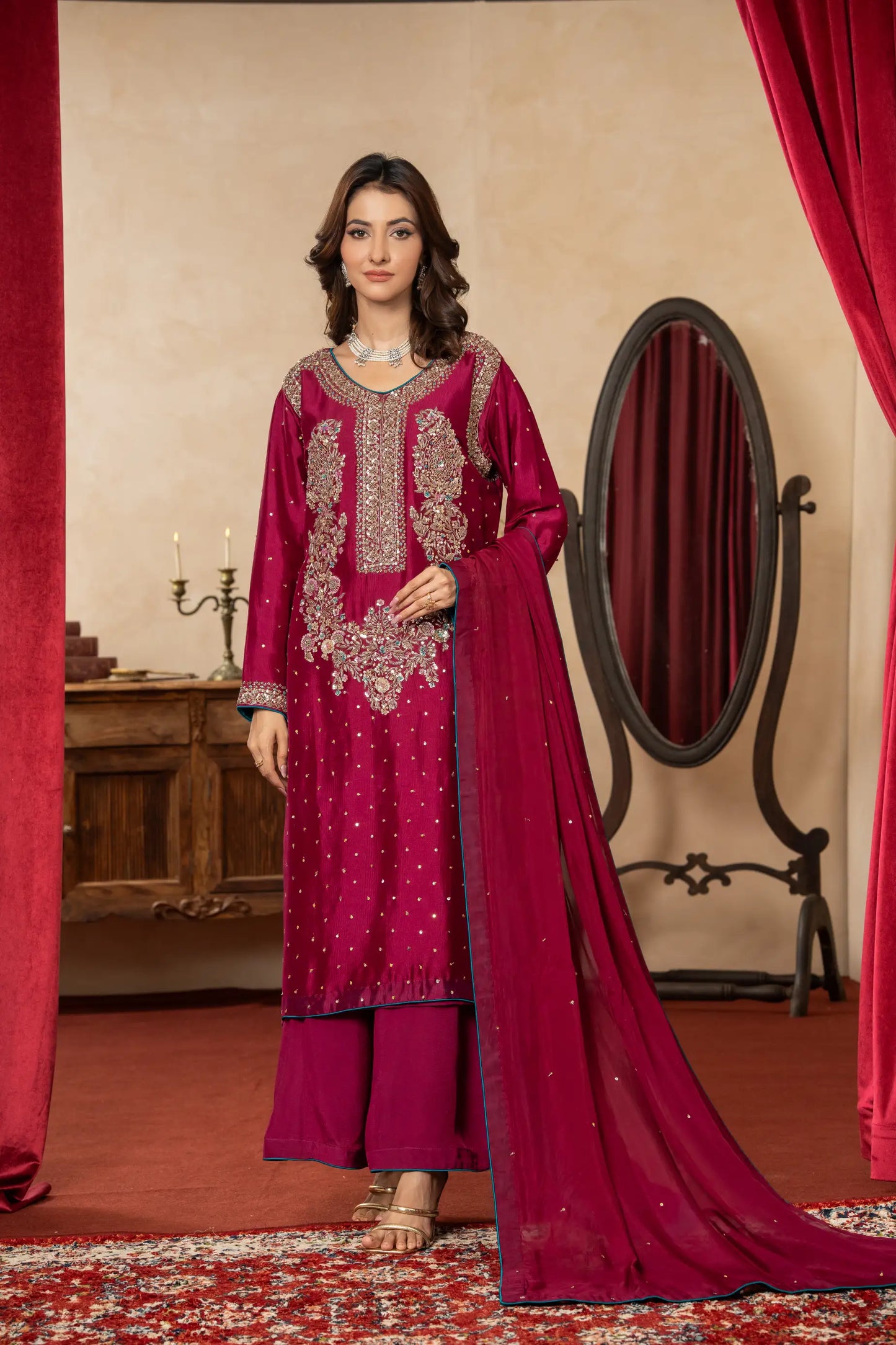 Amna Khurram D-03 Handmade Silk Collection 25