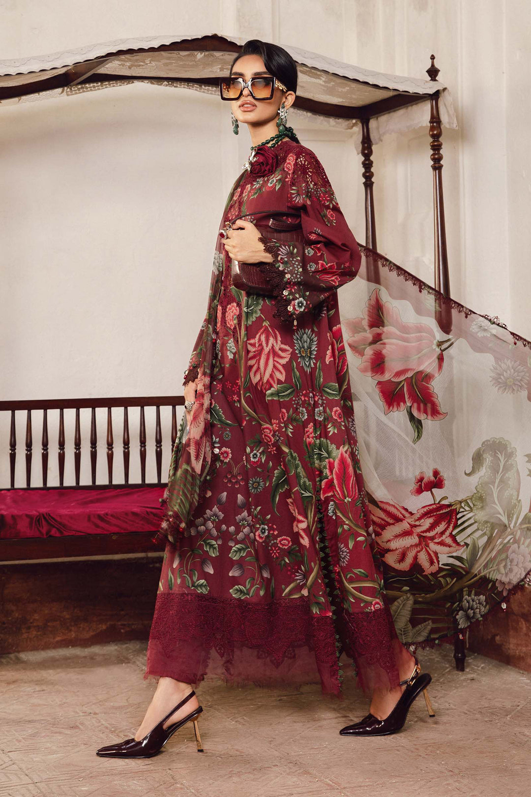 Maria b Mprint MPT-2709-A Unstitched Fall Edit 25'