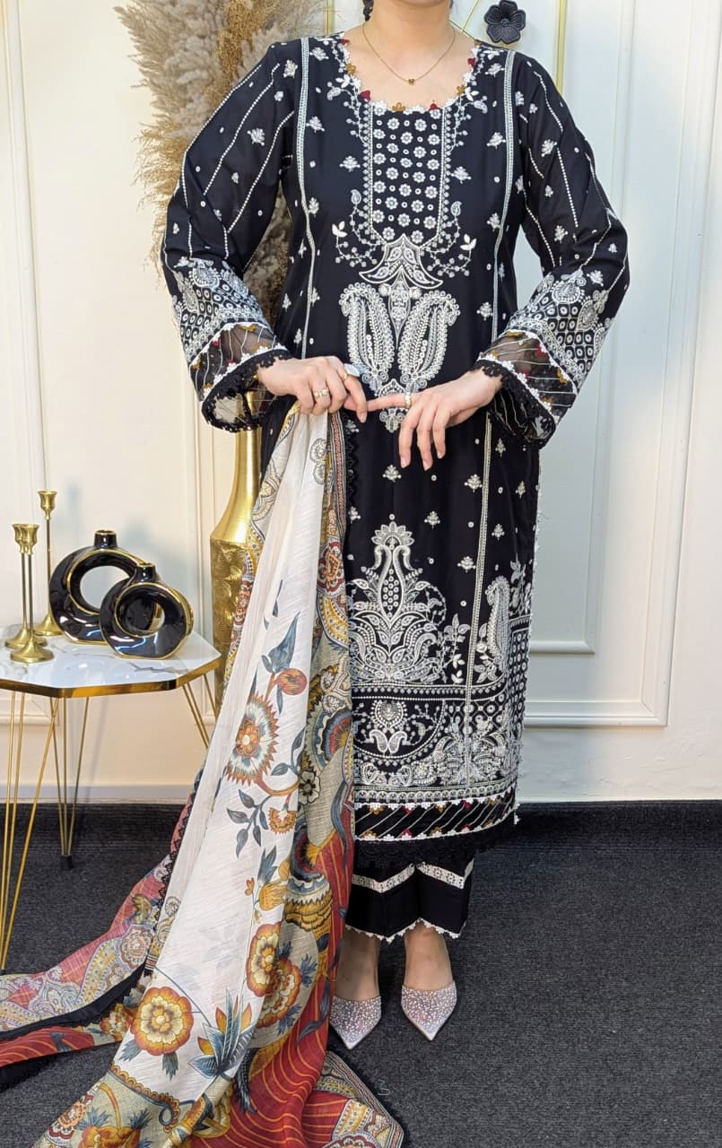 Zellbury WUC25E30080 Chikankari Ready to wear