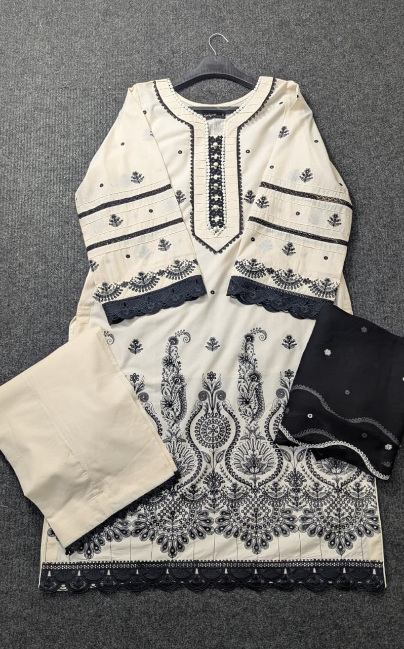 Zellbury WUC25E30071 Chikankari Ready to wear