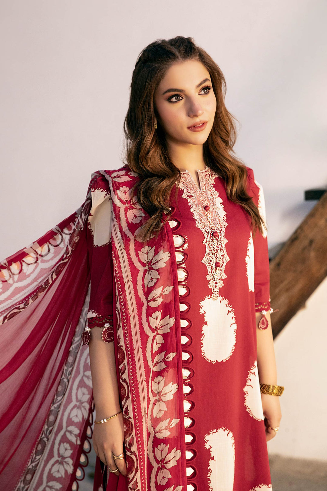 M.Basic by Maria B Unstitched 3 Piece Eid II Lawn Collection'2025-MB-911-A