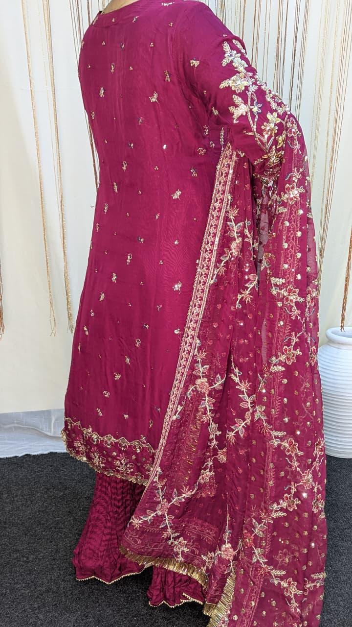 Sajni D-10 Maroon Festive Ready To Wear