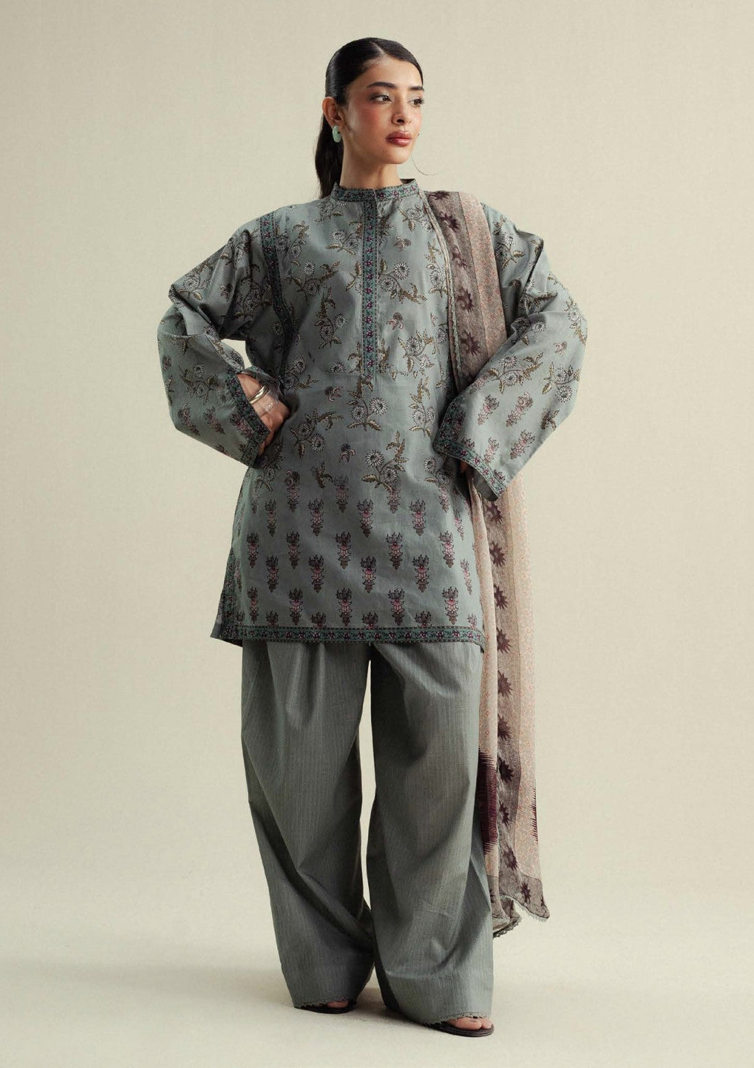 Coco by Zara shahjahan Fable D5B Drop-4 Unstitched 25'