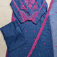 Amna Khurram Zimal AS SEP 01 Blue Pink Ready to wear Lawn