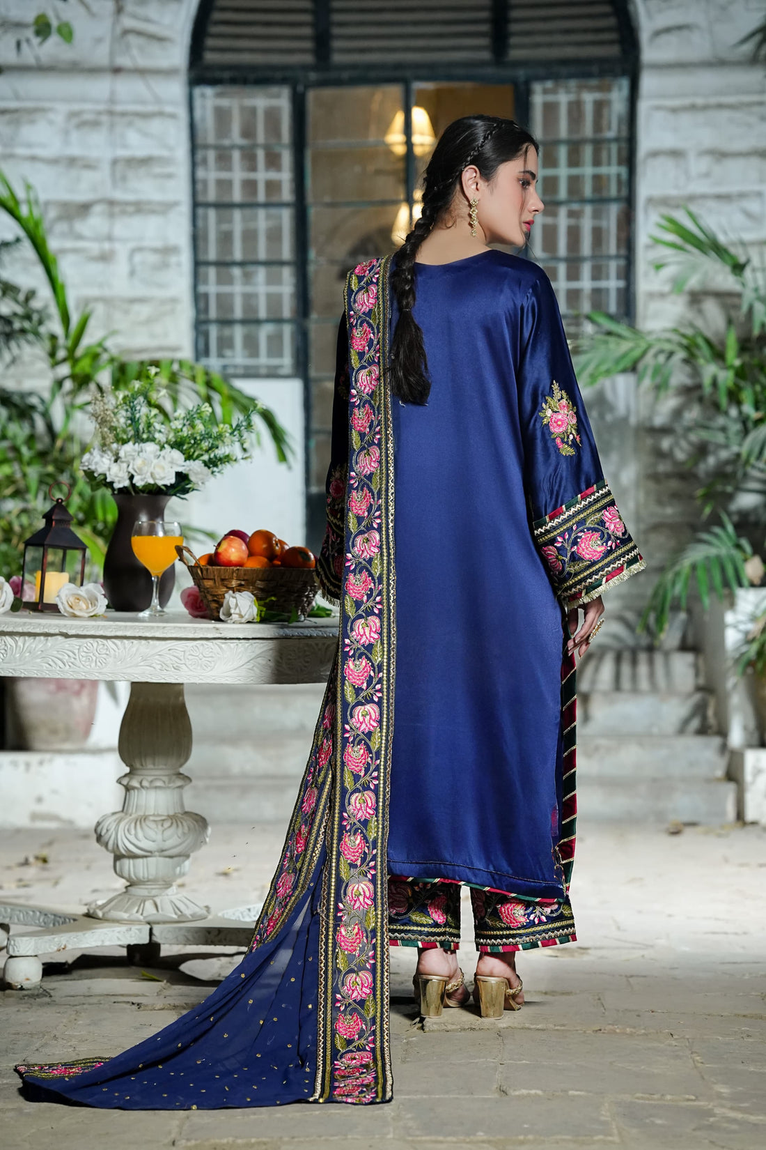 Amna Khurram D-01 Ready to wear Silk Collection