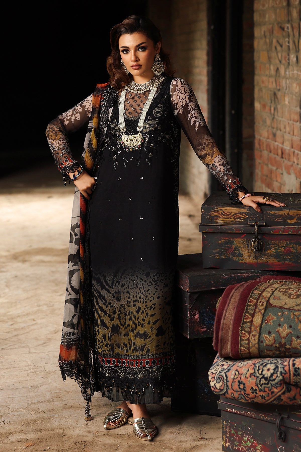 Charizma VSL25-36 Vasal Luxury Unstitched Chiffon 25'
