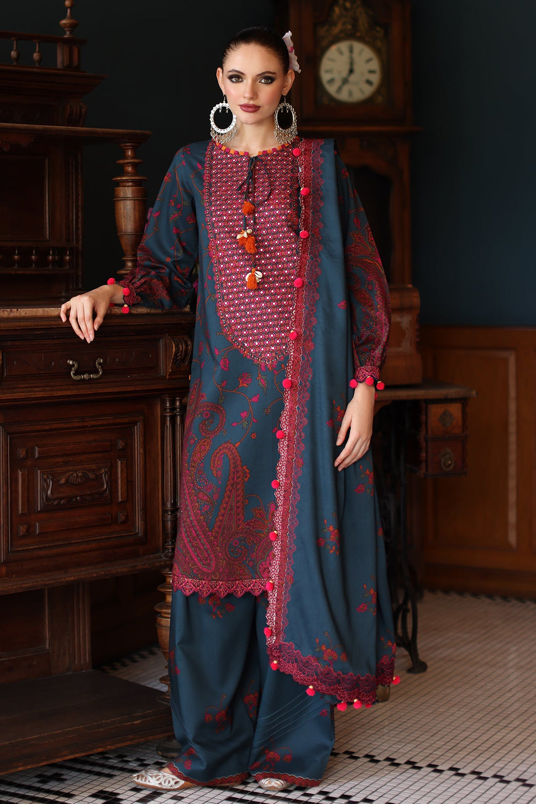 Charizma ANW6-04 Aniq Vol 1 Unstitched Linen Fall winter 25