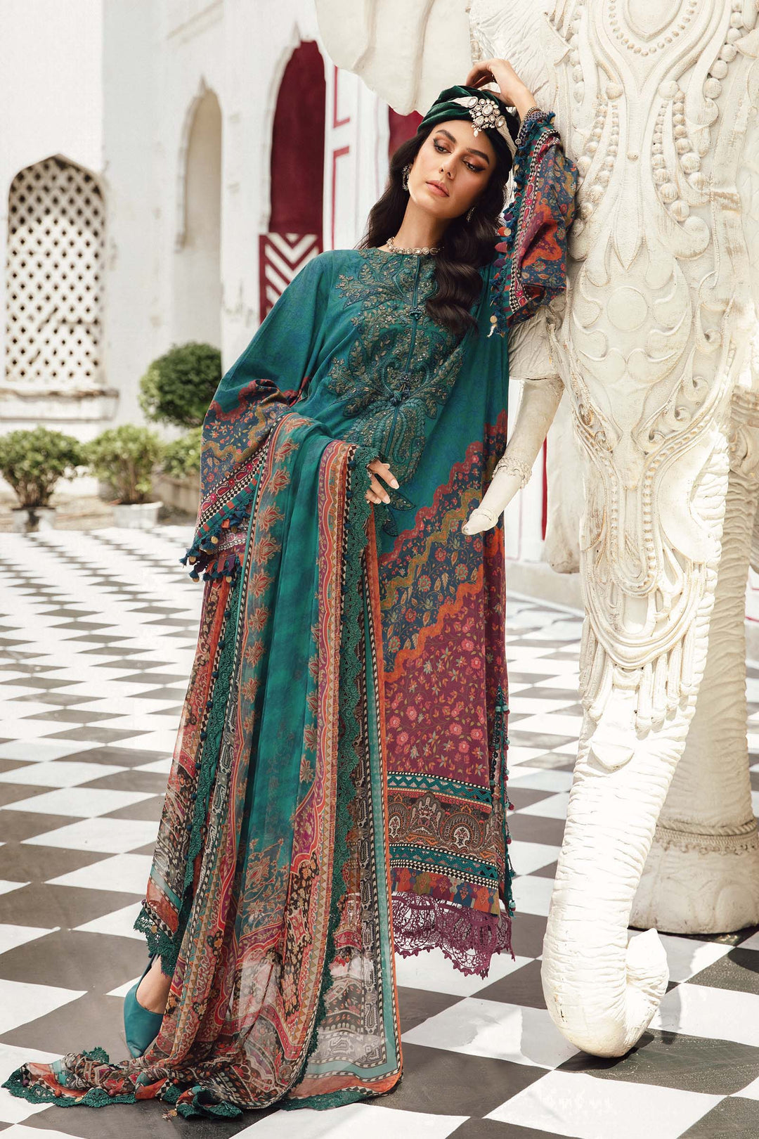 Maria b Mprint MPT-2710-B Unstitched Fall Edit 25'
