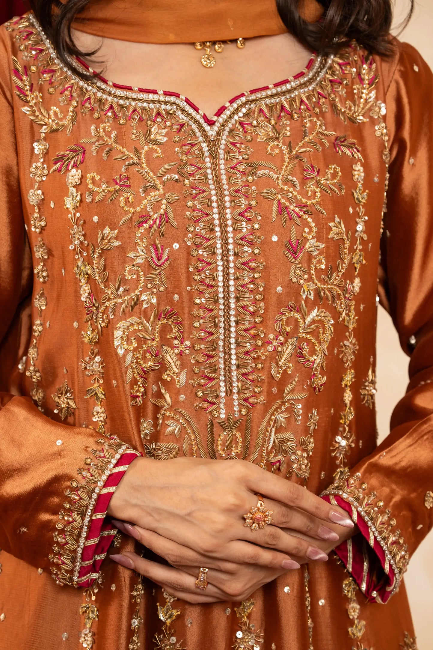 Amna Khurram D-06 Handmade Silk Collection 25