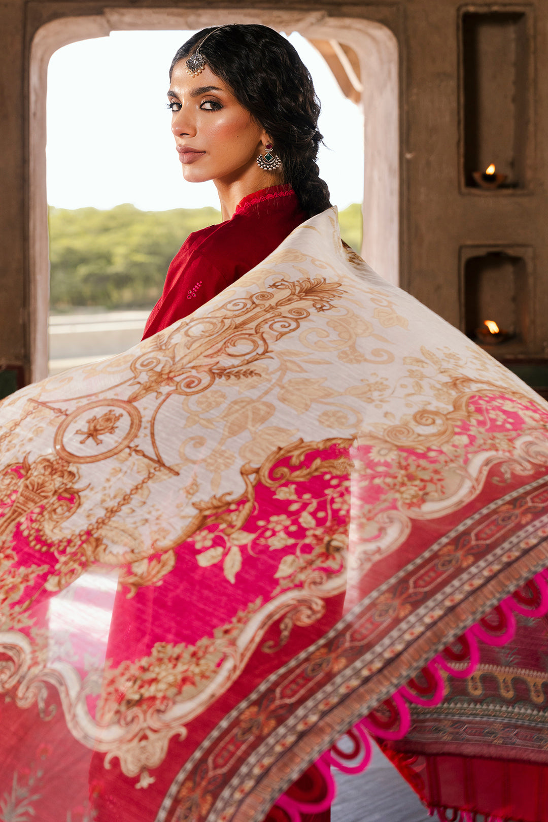 Zellbury WUS25E30835 Chikankari Collection 25'
