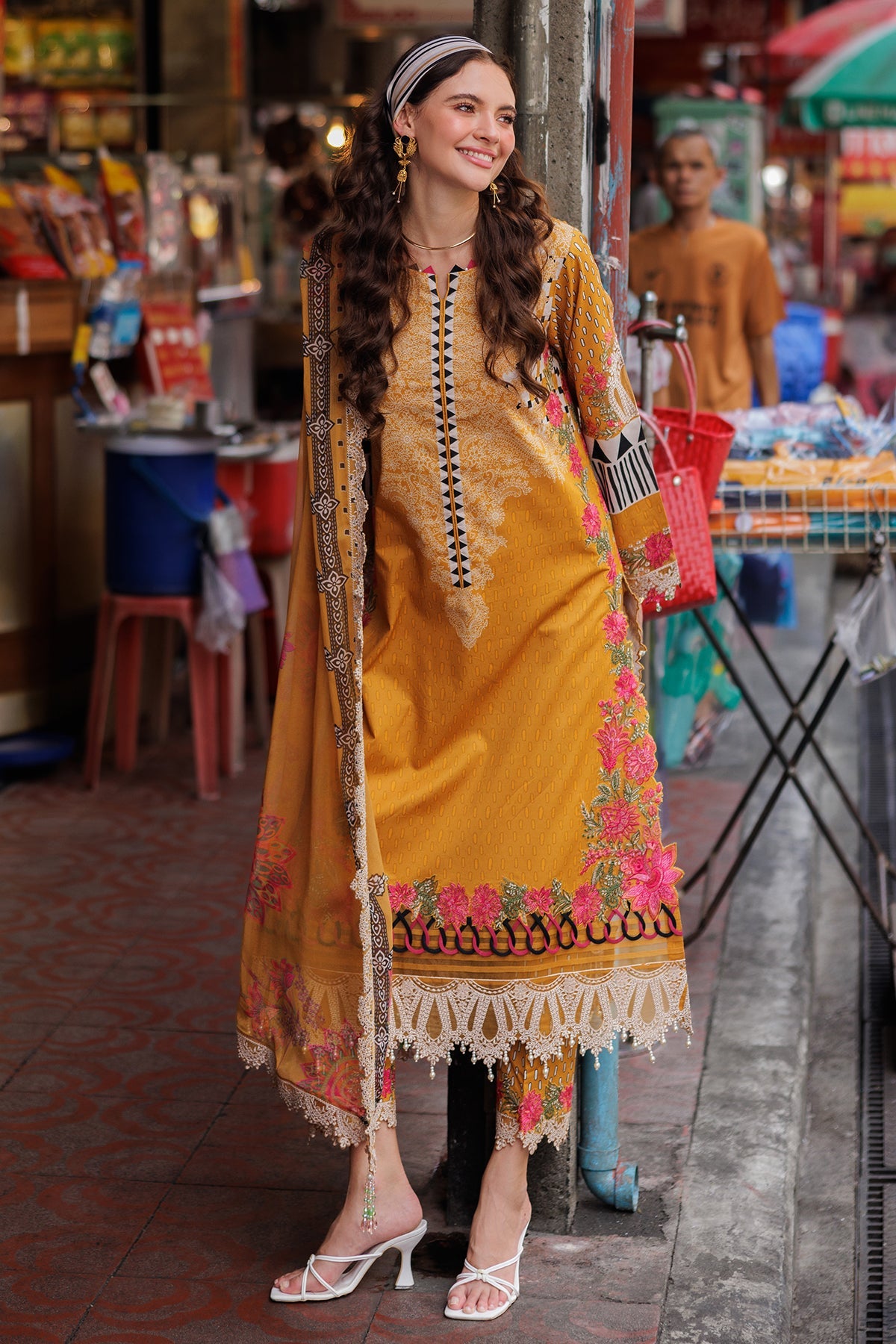 Charizma CRB5-15 Rang e Bahar Vol 2 3-PC Unstitched Embroidered Lawn Collection