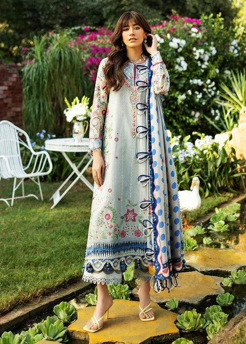 Sadaf Fawad Khan D01-A PAISLEY GARDEN Siraa Embroidered Lawn Unstitched 3Pc Suit