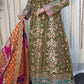Sajni D-3 Olive Festive Ready To Wear