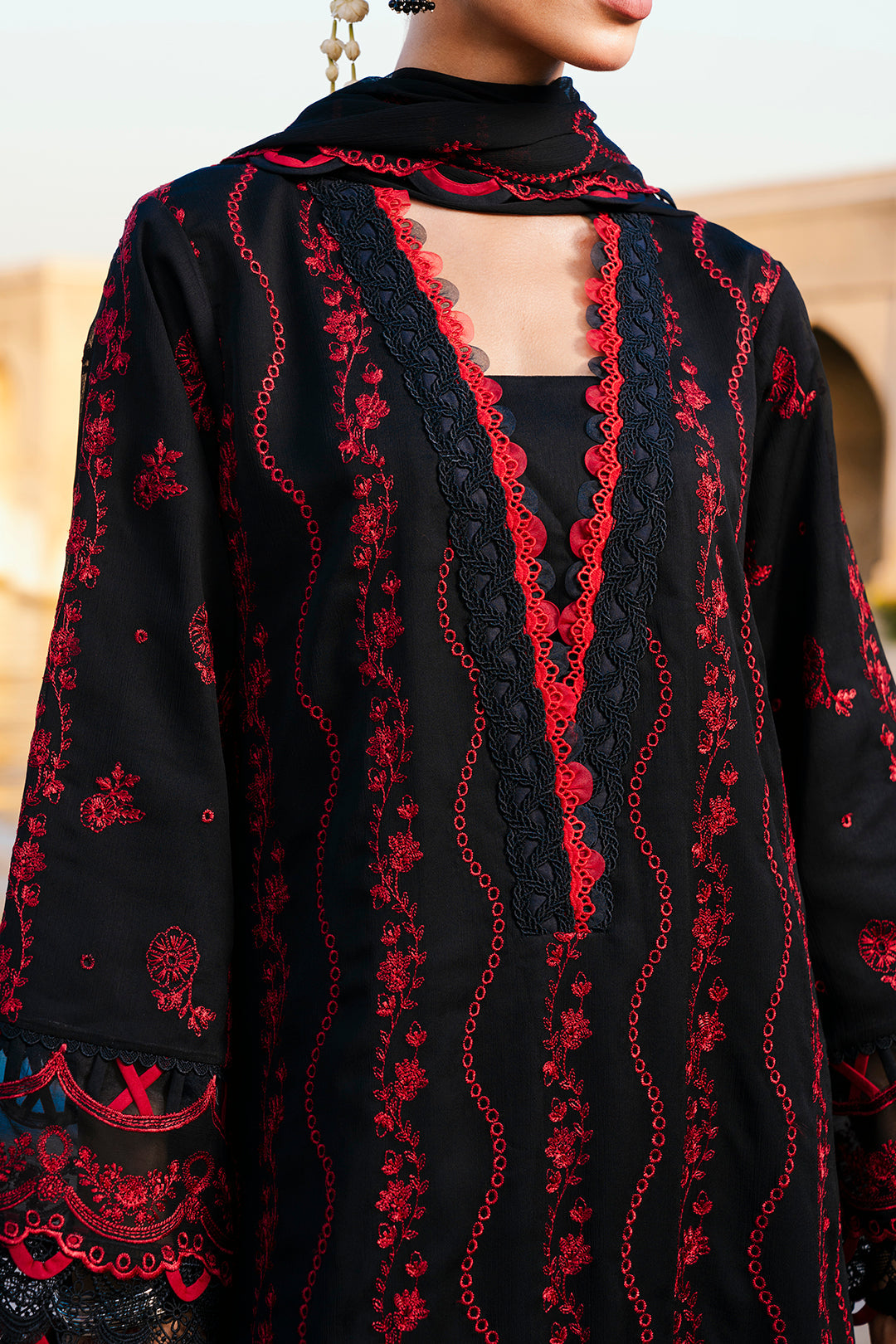 Zellbury WUS25E30822 Chikankari Collection 25'
