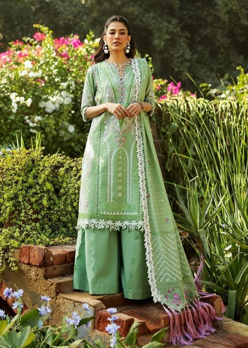 Sadaf Fawad Khan D07-A FRENCH HEART Siraa Embroidered Lawn Unstitched 3Pc Suit