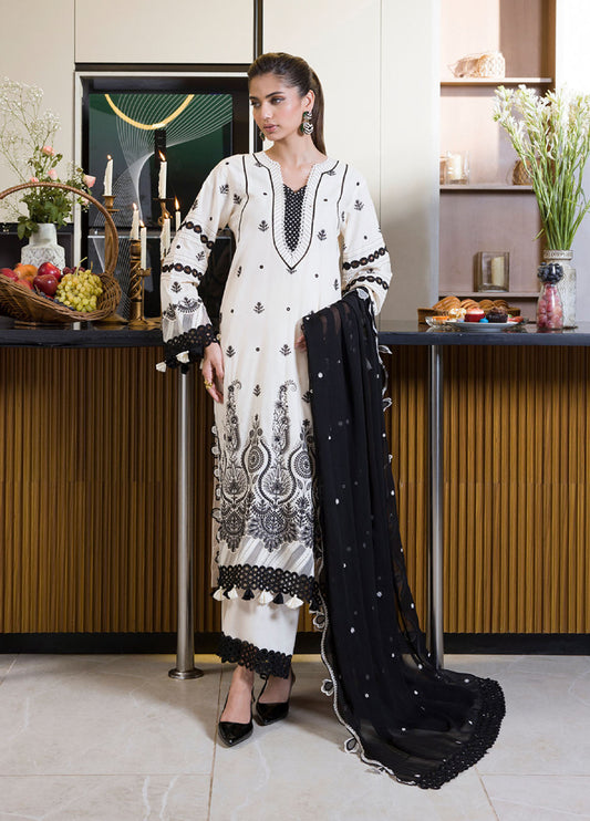 Zellbury WUC25E30071 Chikankari Ready to wear