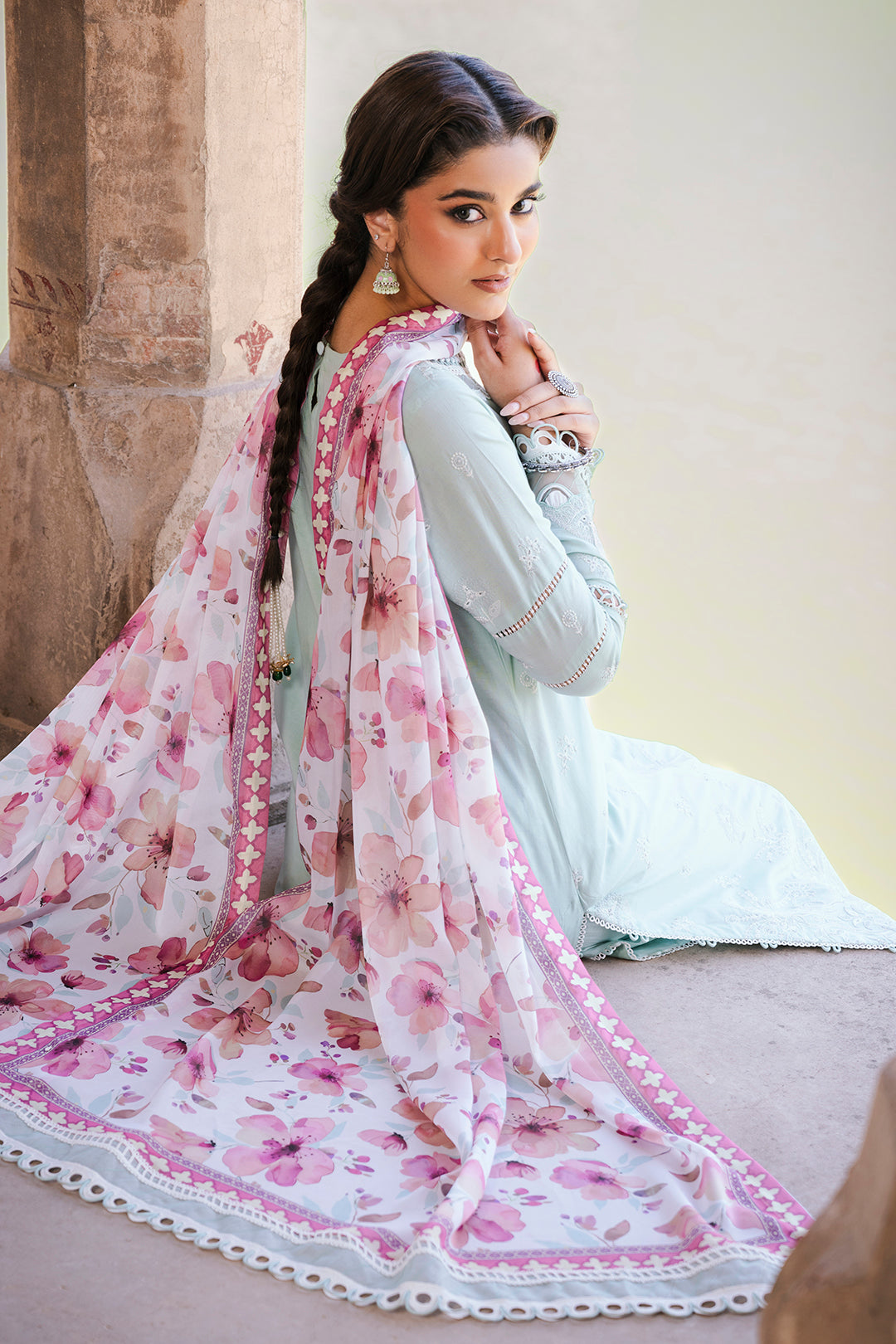 Zellbury WUS25E30826 Chikankari Collection 25'