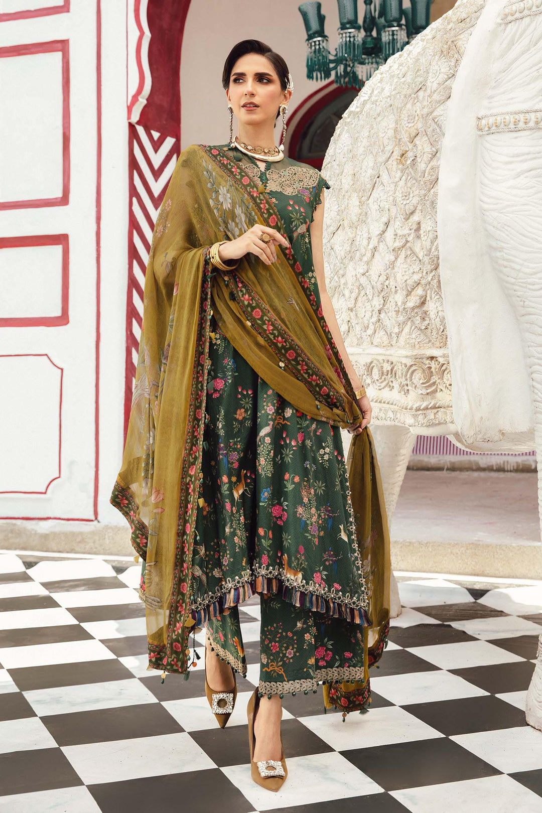 Maria b Mprint MPT-2707-B Unstitched Fall Edit 25'