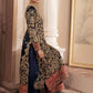 Haseens Official Amira Navy Blue Chiffon Collection