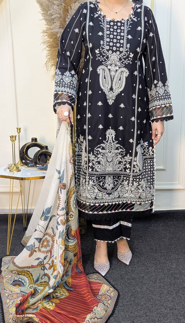 Zellbury WUC25E30080 Chikankari Ready to wear