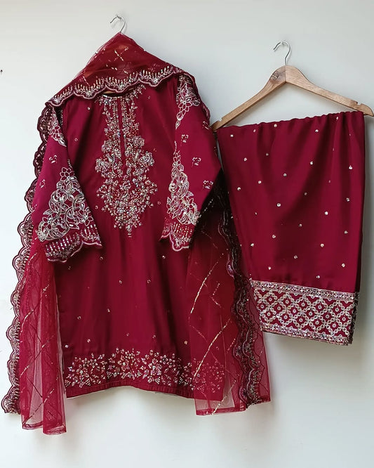 Amna Khurram Anju D-4 3pc ready to wear collection