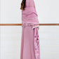 CROSS STITCH ANTIQUE BLUSH-3PC COTTON SATIN READY TO WEAR