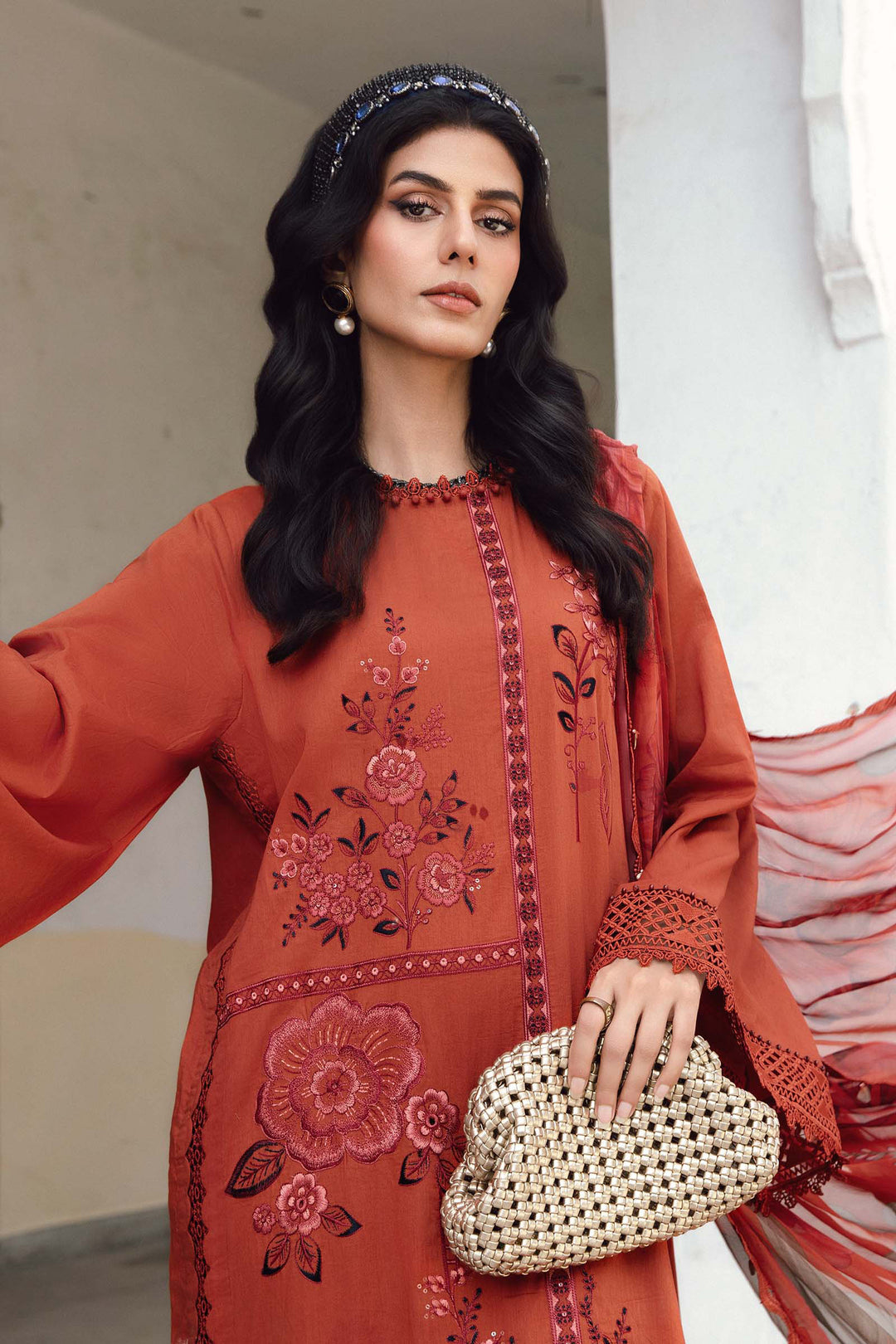 Maria b Mprint MPT-2701-B Unstitched Fall Edit 25'