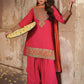 Haseens Official Jashan shocking Pink Chiffon Collection