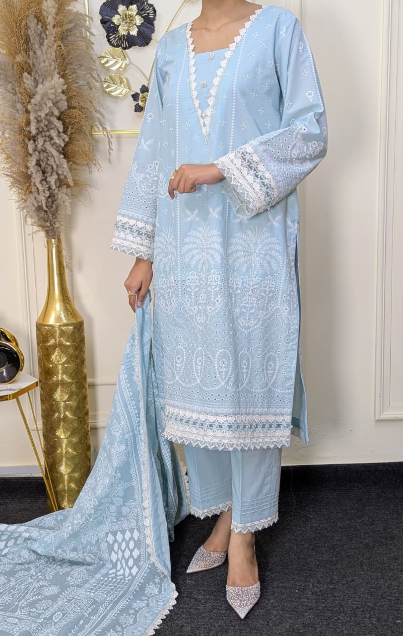 Zellbury WUC25E30079 Chikankari Ready to wear