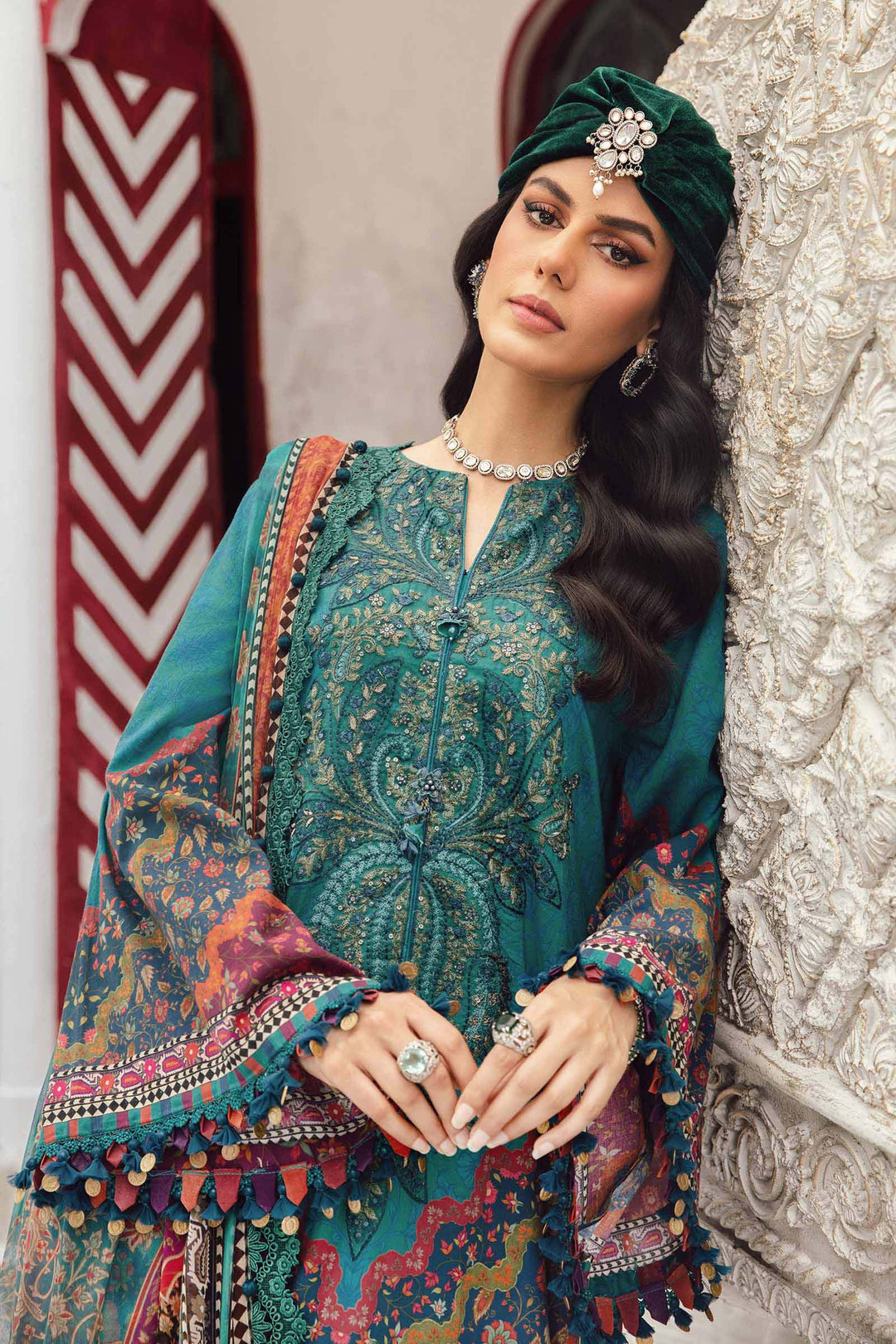Maria b Mprint MPT-2710-B Unstitched Fall Edit 25'